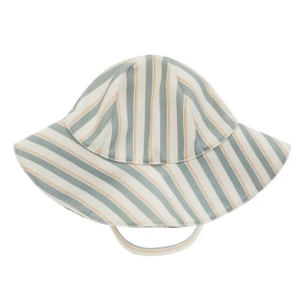 Rylee and Cru floppy striped sun hat 6-12m